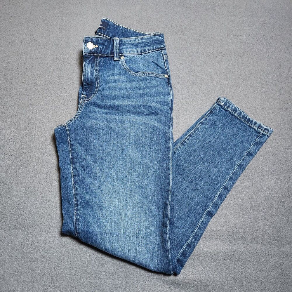 Talbots Jeans Women 4 Simply Flattering Collection Mid Rise Slim Straight Leg